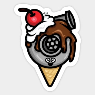 Cutest Turbo - Chocolate Ice Cream Sticker